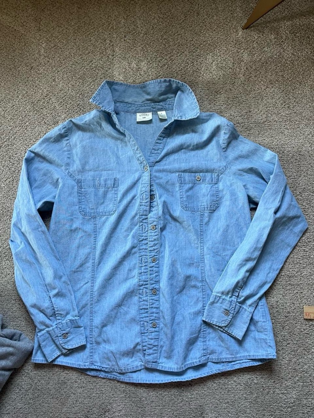women’s denim button up